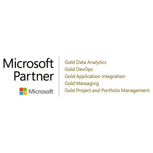 t4m logo microsoft gold